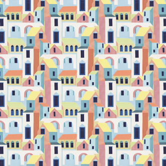 Santiago, Sorbet - Fabric Only
